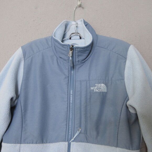 The North Face Denali Jacket Women Small‎ Blue Fleece Polartec Recycled Zipper - Picture 2 of 13